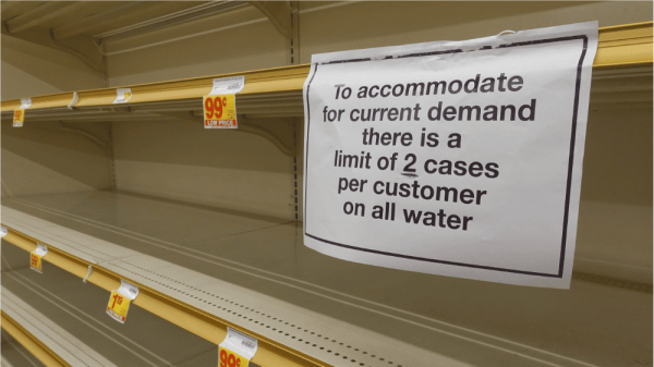 Demand Surge Example: Empty Store Shelves
